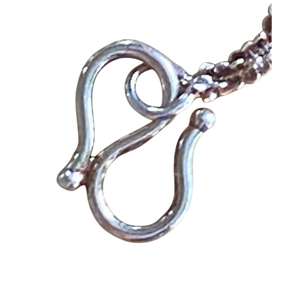 .999 Pure Silver Chain Bracelet With Adjustable Hook Clasp - Picture 5 of 8
